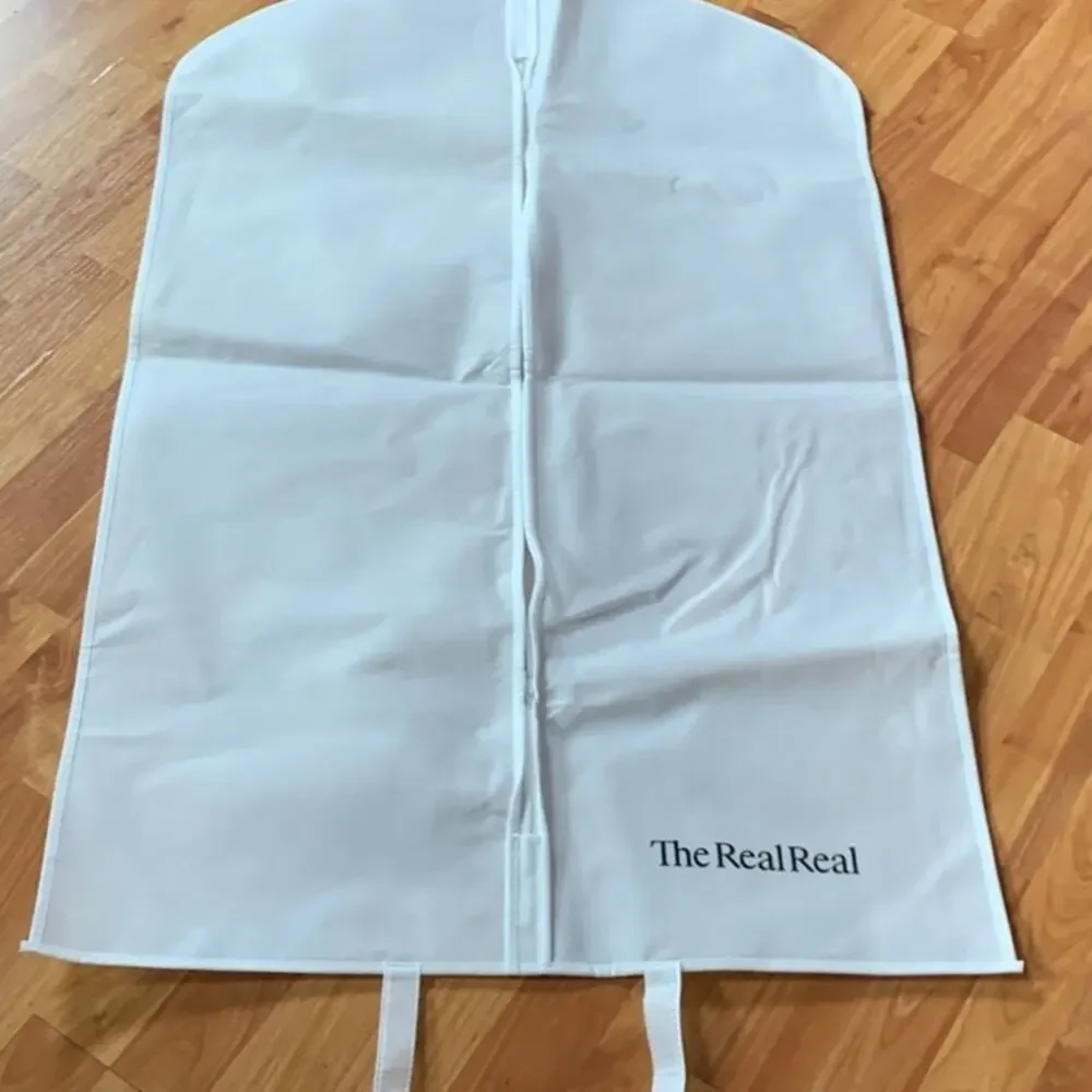 The Real Real White Garment‎ Bag